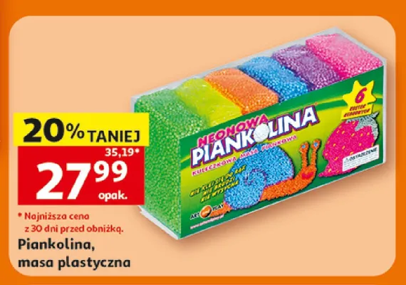 Piankolina masa plastyczna Art Play promocja w Auchan