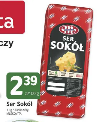 Ser Sokół Mlekovita promocja w Marketvita