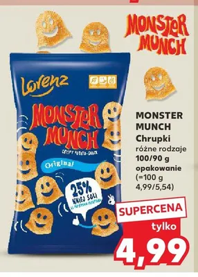 Chrupki MONSTER MUNCH promocja w Kaufland