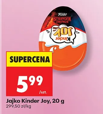 Jajko czekoladowe Kinder Joy promocja w Biedronka