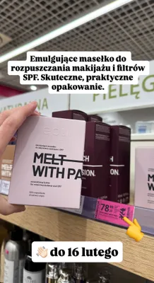 Masełko emulgujące Melt with Passion do zmywania makijażu i SPF promocja w Hebe