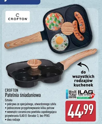 Patelnia śniadaniowa Crofton promocja w Aldi