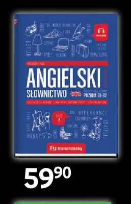Książka Angielski Słownictwo poziom B1-B2 Preston Publishing promocja w Empik