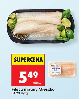 Filet z miruny promocja w Biedronka