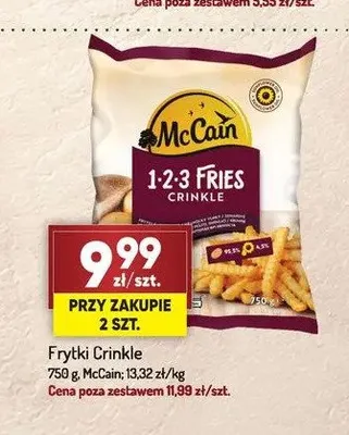 Frytki Crinkle McCain promocja w Avita