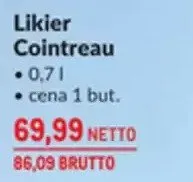 Likier Cointreau promocja w Makro