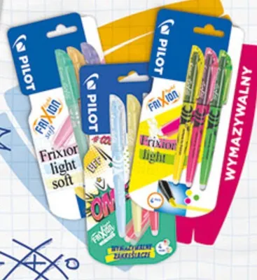 Light/soft/natural, 3 szt. zakreślacz wymazywalny 3.3 mm promocja w Auchan
