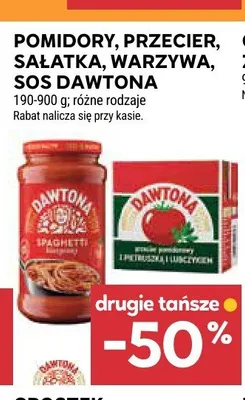 Przecier pomidorowy z pietruszką i lubczykiem Dawtona promocja w Stokrotka