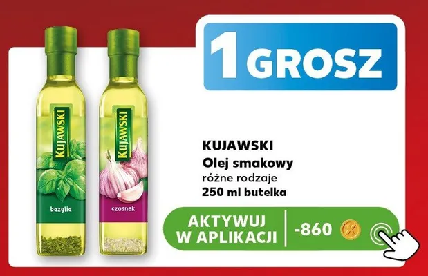 Olej smakowy KUJAWSKI czosnek promocja w Kaufland