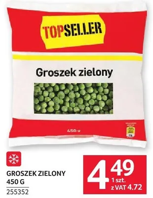 Groszek zielony 450 g promocja w Selgros