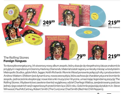 Płyta 2 LP The Rolling Stones Foreign Tongues promocja w Empik