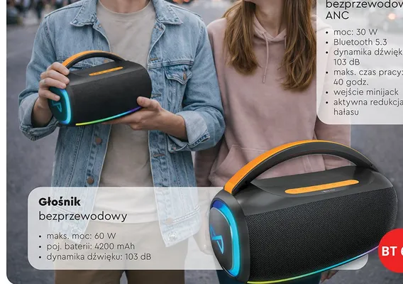 Głośnik bezprzewodowy promocja w Biedronka
