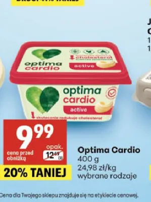 Margaryna Optima Cardio promocja w Delikatesy Centrum
