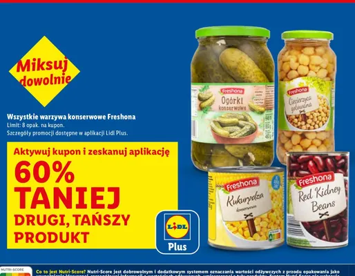 Ogórki konserwowe promocja w Lidl