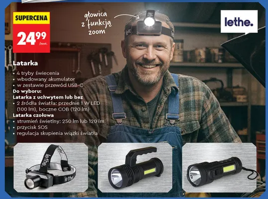 Latarka promocja w Biedronka