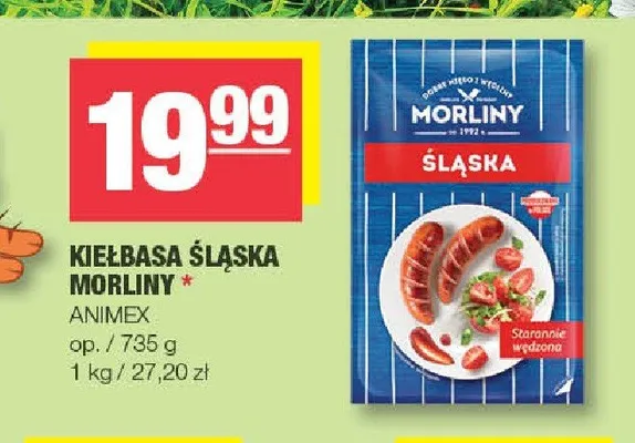 Kiełbasa śląska Morliny promocja w SPAR