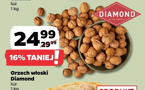 Orzech włoski promocja w Netto