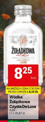 Wódka Żołądkowa Czysta De Luxe promocja w Delikatesy Centrum