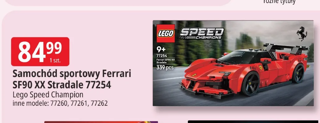Klocki Lego Speed Champions 77262 promocja w Leclerc