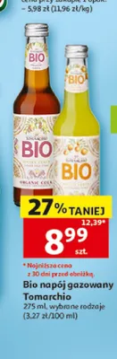 Bio napój gazowany Tomarchio Organic Cola promocja w Auchan