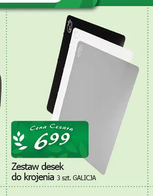 Zestaw desek do krojenia 3 szt. Galicja promocja w CEZAR Delikatesy