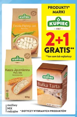 Kasza Jęczmienna Mazurska Kupiec promocja w Intermarche