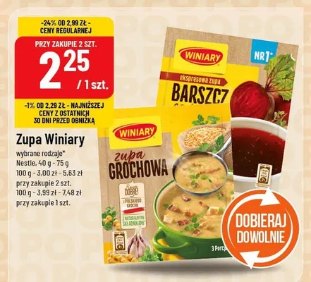 Zupa Winiary promocja w POLOmarket