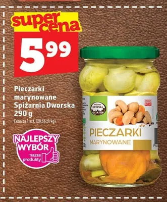 Pieczarki marynowane Spiżarnia Dworska promocja w TOPAZ