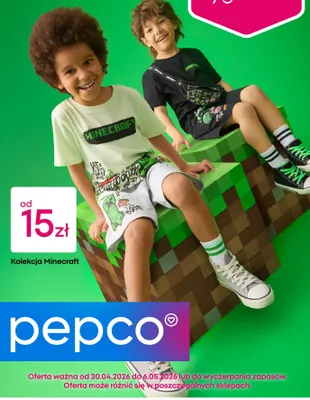 Kolekcja Minecraft Pepco promocja w Pepco