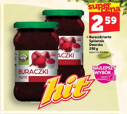 Buraczki tarte Spiżarnia Dworska promocja w TOPAZ