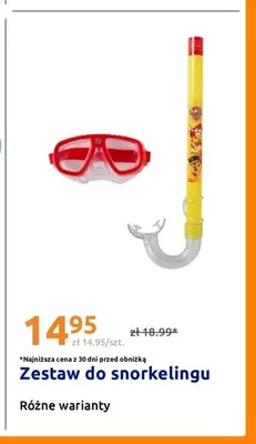 Zestaw do snorkelingu promocja w Action