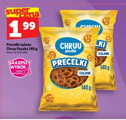 Precelki solone Chruu Paczka promocja w TOPAZ