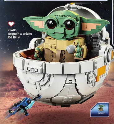 Klocki LEGO Star Wars 75403 Grogu w wózku promocja w LEGO