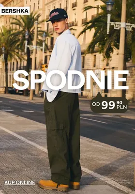 Spodnie Bershka promocja w Bershka
