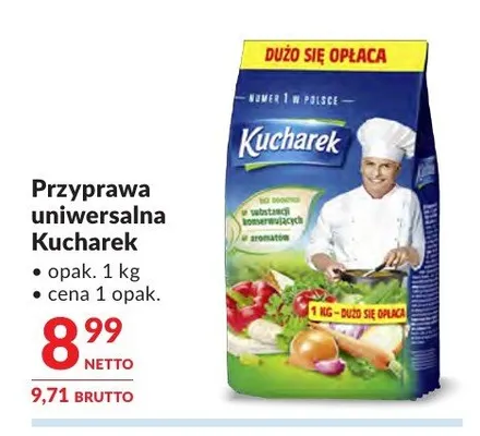 Przyprawa uniwersalna Kucharek promocja w Makro