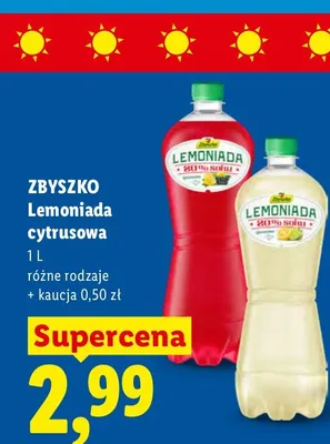 Lemoniada cytrusowa Zbyszko promocja w Lidl