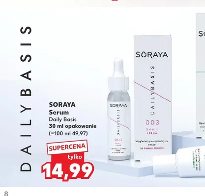 Serum do twarzy Soraya Daily Basis promocja w Kaufland