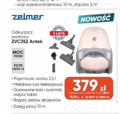 Odkurzacz workowy Zelmer ZVC352 Antek promocja w Max Elektro