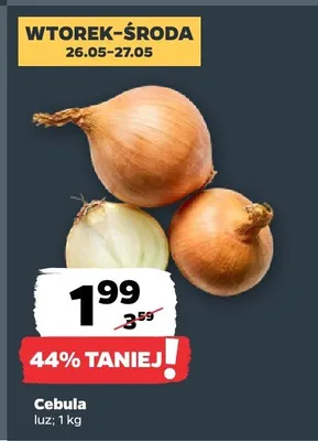Cebula luz promocja w Netto