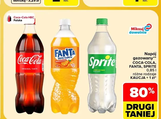 Napój gazowany Sprite promocja w Carrefour
