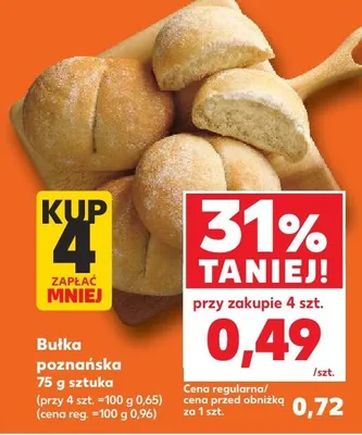 Bułka poznańska promocja w Kaufland