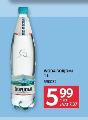 Woda mineralna Borjomi promocja w Selgros