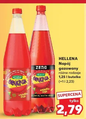 Napój gazowany HELLENA Oranżada oryginalny smak promocja w Kaufland
