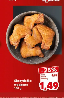 Skrzydełka wędzone promocja w Kaufland