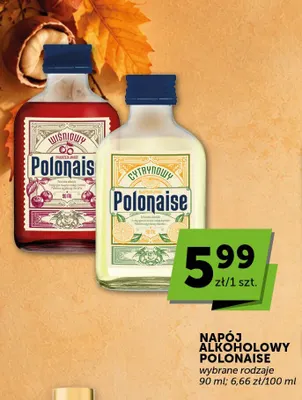 Napój alkoholowy Polonaise cytrynowy promocja w ABC