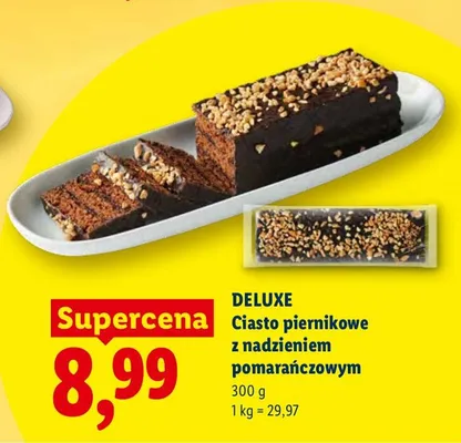 Ciasto piernikowe z nadzieniem pomarańczowym promocja w Lidl