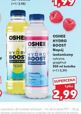 Napój izotoniczny Oshee Hydro Boost grejpfrutowy promocja w Kaufland
