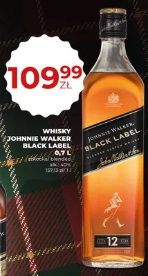 Whisky Johnnie Walker Black Label promocja w Duży Ben