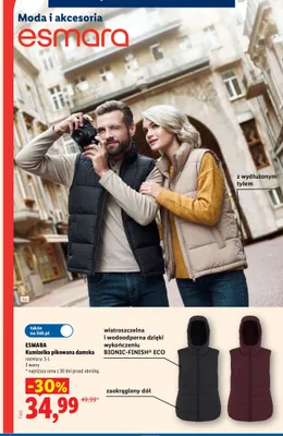 Kamizelka pikowana damska Esmara promocja w Lidl