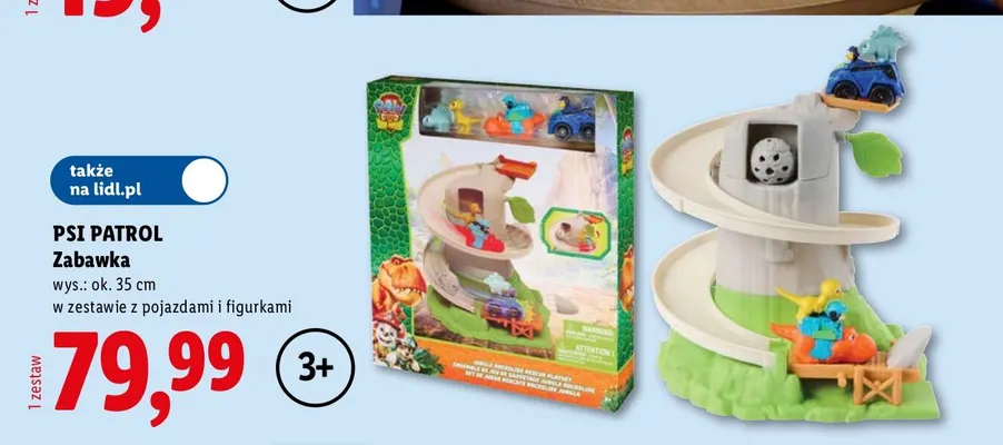 Zabawka Psi Patrol z pojazdami i figurkami promocja w Lidl